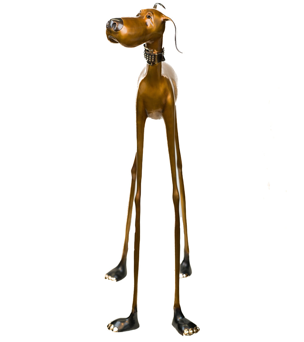 Bronze Sculpture "Stretched" by Marty Goldstein