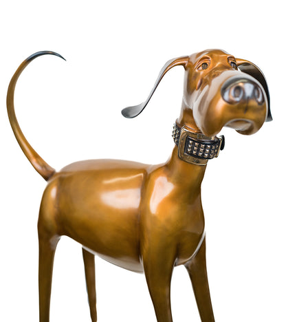 Bronze Sculpture "Stretched" by Marty Goldstein