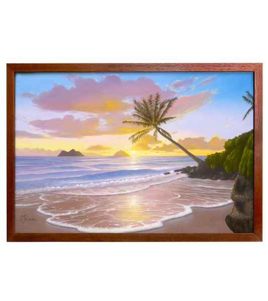 Pintura original: Serenidad al atardecer de Michael Provenza