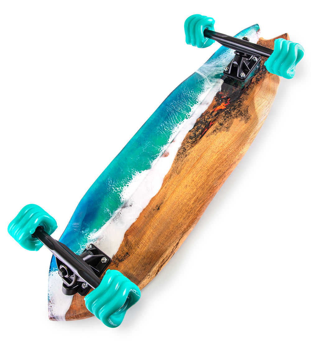 Koa-Resin Skateboard #016