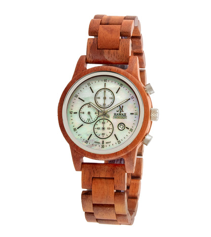 Cronógrafo Koa, nácar blanco - 28608