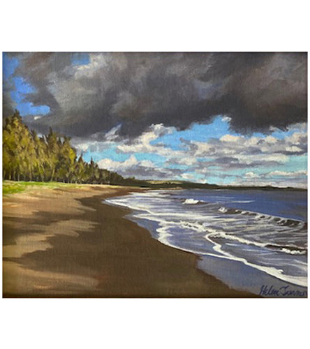 Waimea Black Sand by Helen Turner