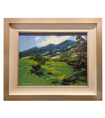 Original Pastel Painting "Thompson Ranch" by Michael Clements 18 x 14