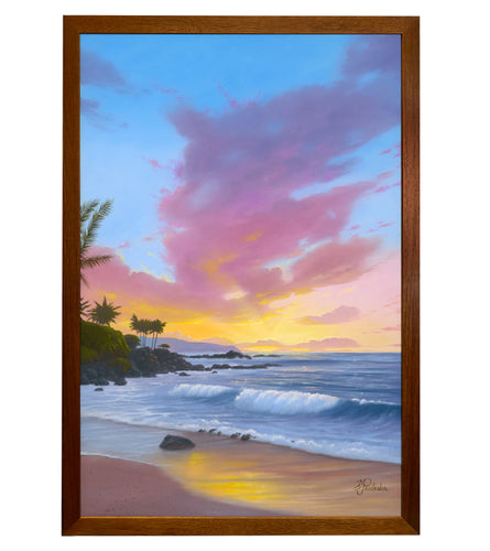 Original Painting: Tropical Coast by Michael Provenza