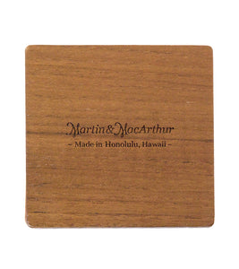 USS Missouri Teak Coaster, Remember Pearl Harbor