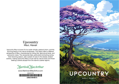 Greeting Card "Upcountry, Maui" Hawaii Travel Art