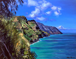 View from Kalalau Trail by Helen Turner