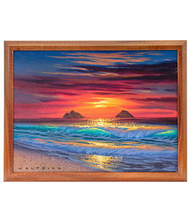 Original Painting: Acrylic: Lanikai Morning by Walfrido Garcia