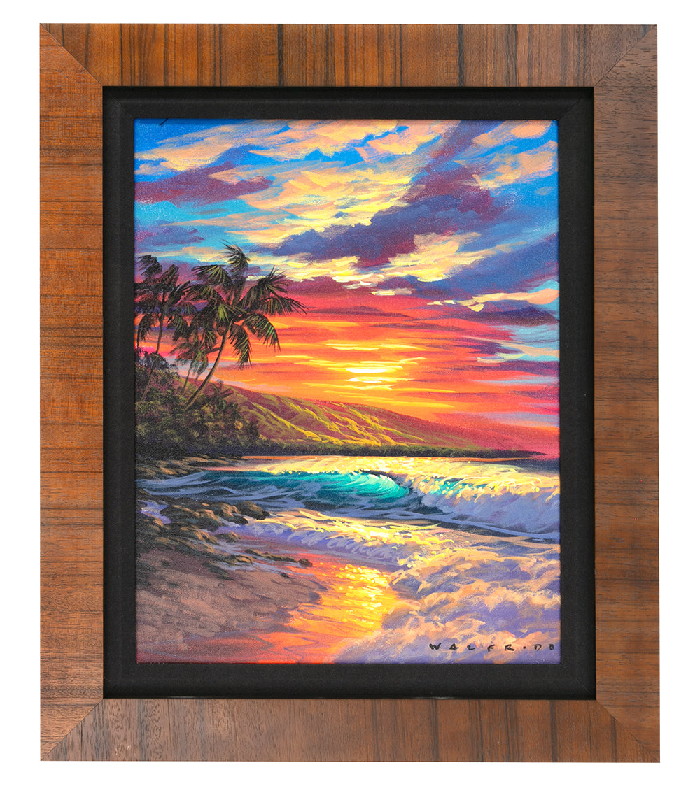 Original Painting "North Shore Sunset" by Walfrido Garcia