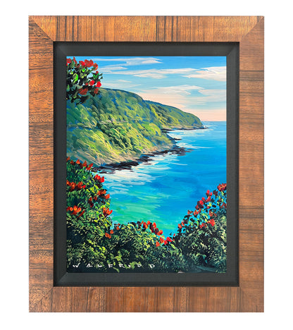 Pintura original: "Hana Bound" de Walfrido García