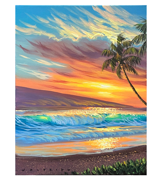 Pintura original: "Maui Shores" de Walfrido García