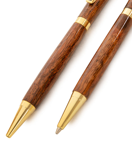Koa Slimline Pen and Pencil Set