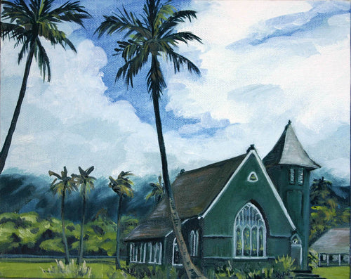 Waioli Church by Helen Turner