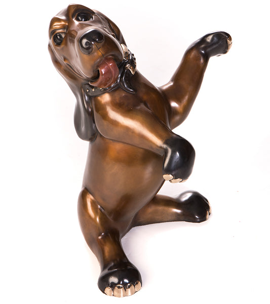 Bronze Sculpture "Winston" by Marty Goldstein