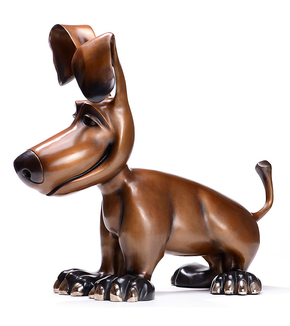 Bronze Sculpture "Charlie" by Marty Goldstein