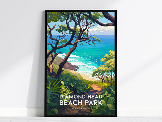 Diamond Head Beach Park, Oahu, Hawaii