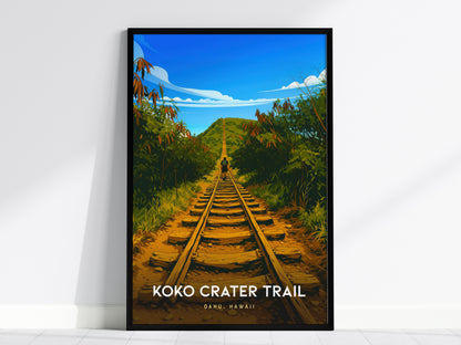 Koko Crater Trail, Oahu, Hawaii