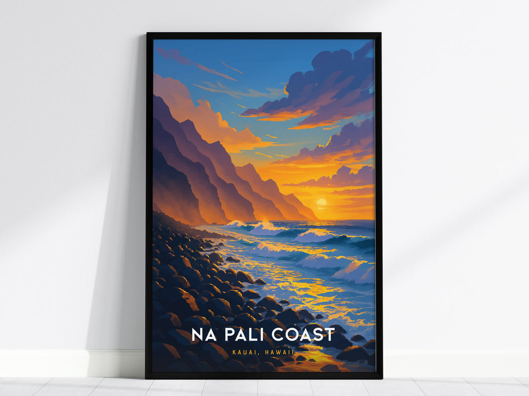 Costa de Na Pali, Kauai, Hawái