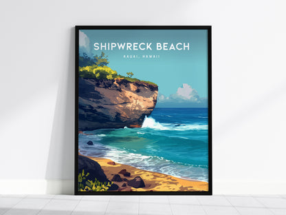 シップレックビーチ、カウアイ島、ハワイ