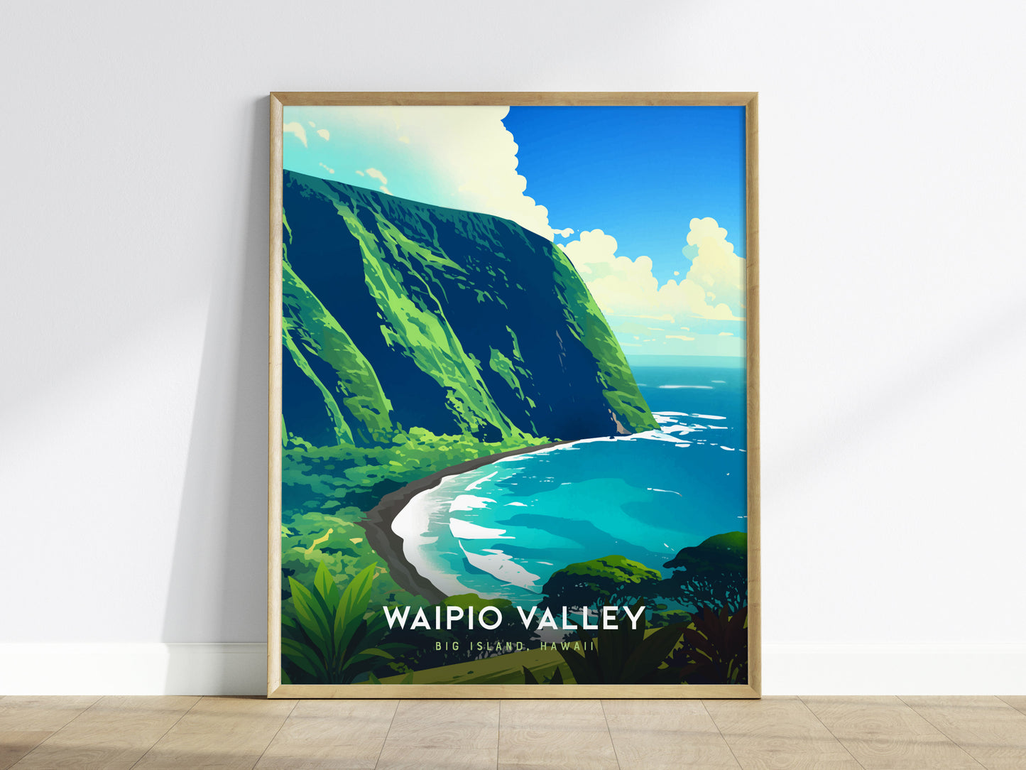 ワイピオ渓谷、ハワイ島