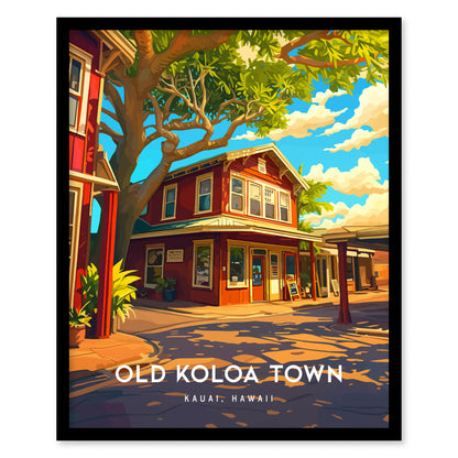 オールド・コロア・タウン、カウアイ島、ハワイ