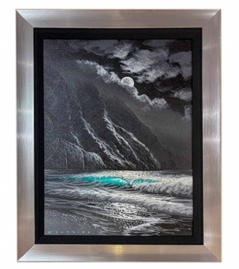 Pintura original: Acrílico: Nacimiento de la noche de Walfrido García