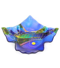 Square Flared Bowl - Cobalt Blue