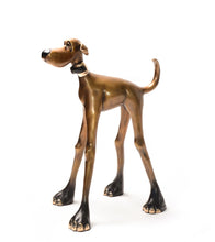 Escultura de bronce "Mini Stretched" de Marty Goldstein