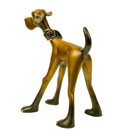 Bronze Sculpture "Mini Stretched" by Marty Goldstein