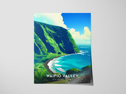 ワイピオ渓谷、ハワイ島