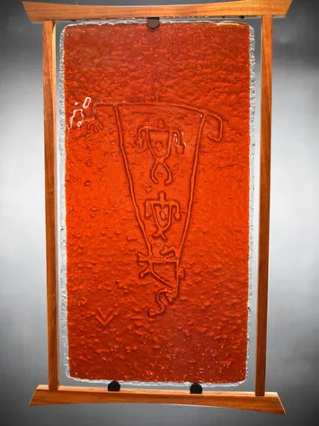 Glass Petroglyph 