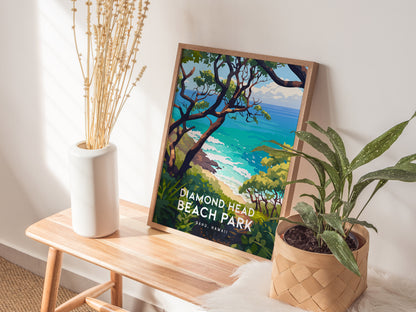 ハワイ、オアフ島、ダイヤモンドヘッドビーチパーク