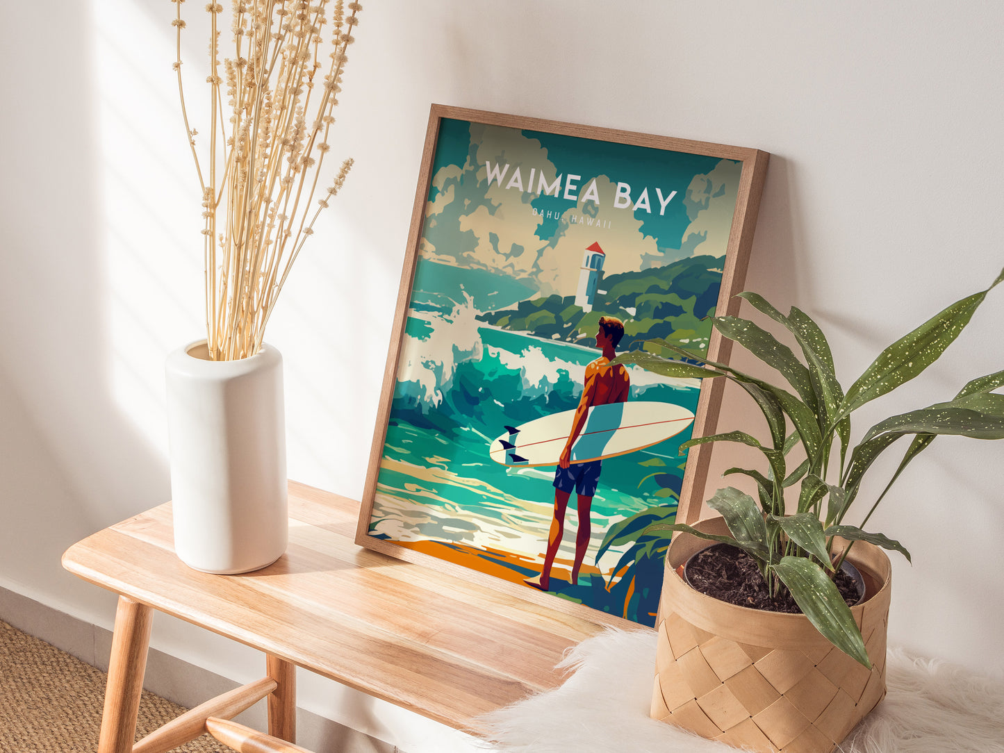 ワイメア湾、オアフ島、ハワイ