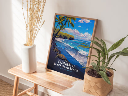 Punalu'u Beach, Big Island Hawaii