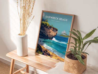 シップレックビーチ、カウアイ島、ハワイ