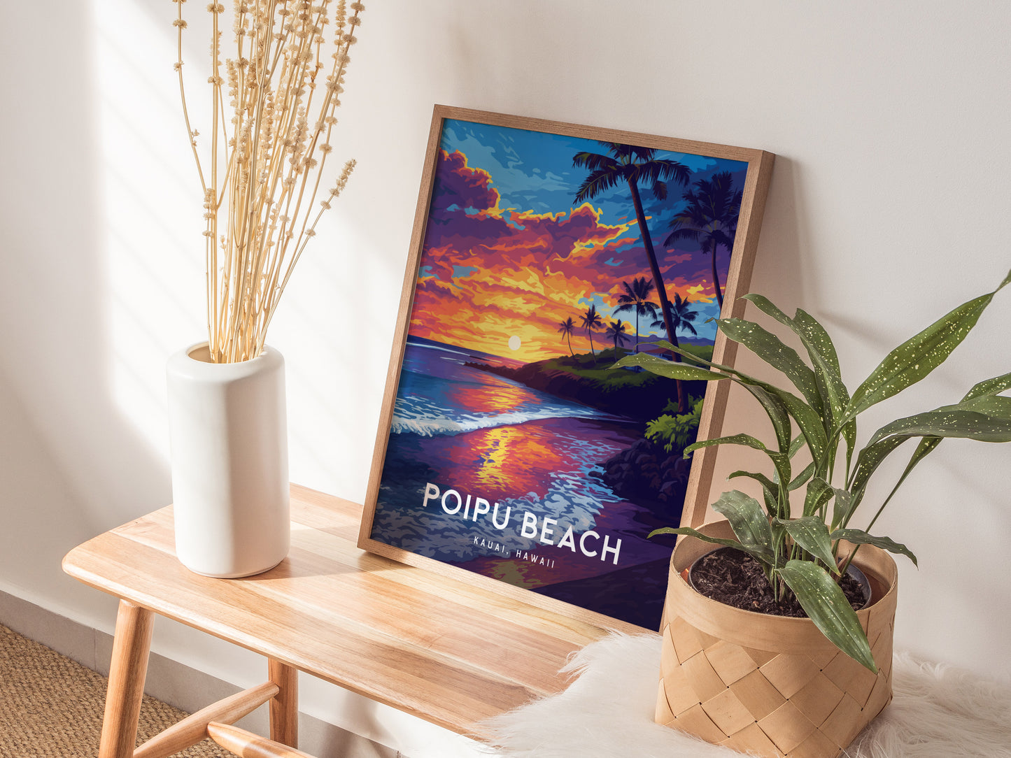 ハワイ、カウアイ島、ポイプビーチ