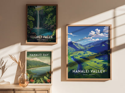 ハナレイ渓谷、カウアイ島、ハワイ