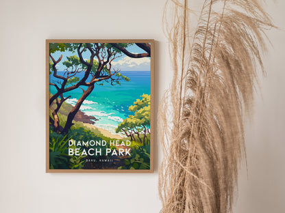 ハワイ、オアフ島、ダイヤモンドヘッドビーチパーク