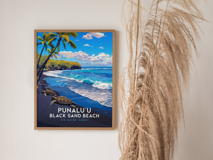 Punalu'u Beach, Big Island Hawaii