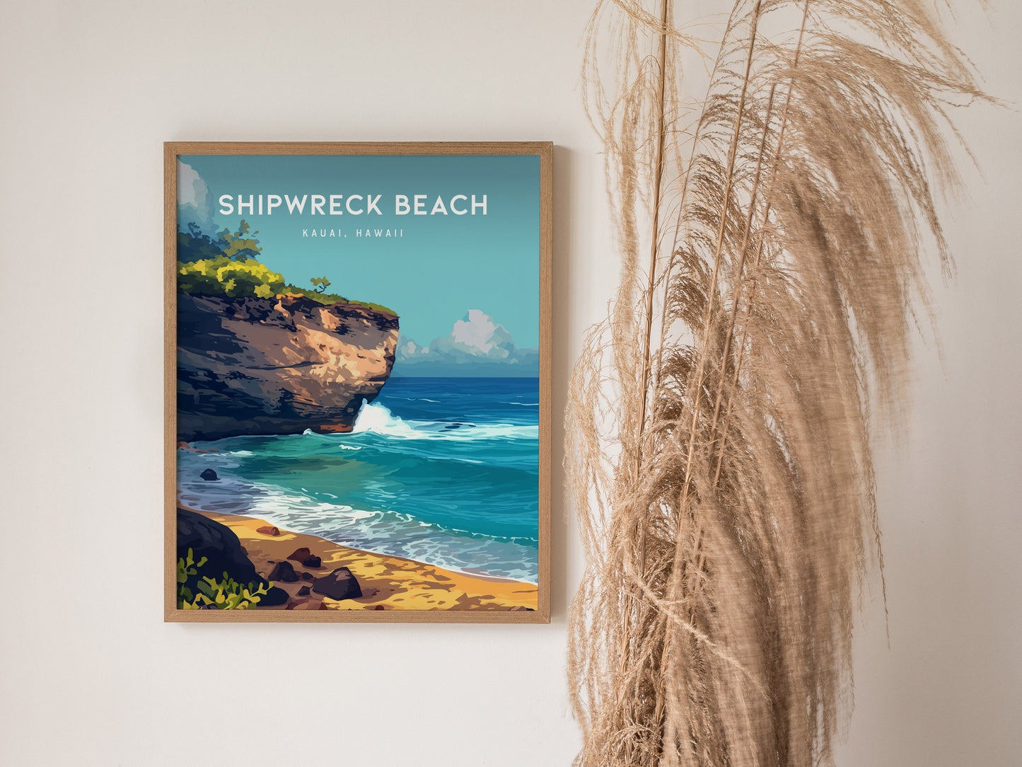 シップレックビーチ、カウアイ島、ハワイ