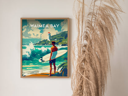 ワイメア湾、オアフ島、ハワイ