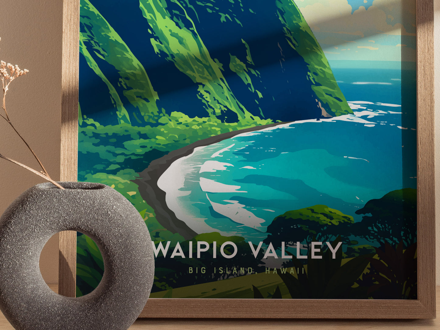 ワイピオ渓谷、ハワイ島