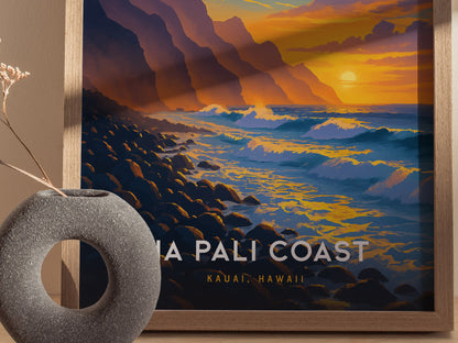 ハワイ、カウアイ島、ナ・パリ・コースト