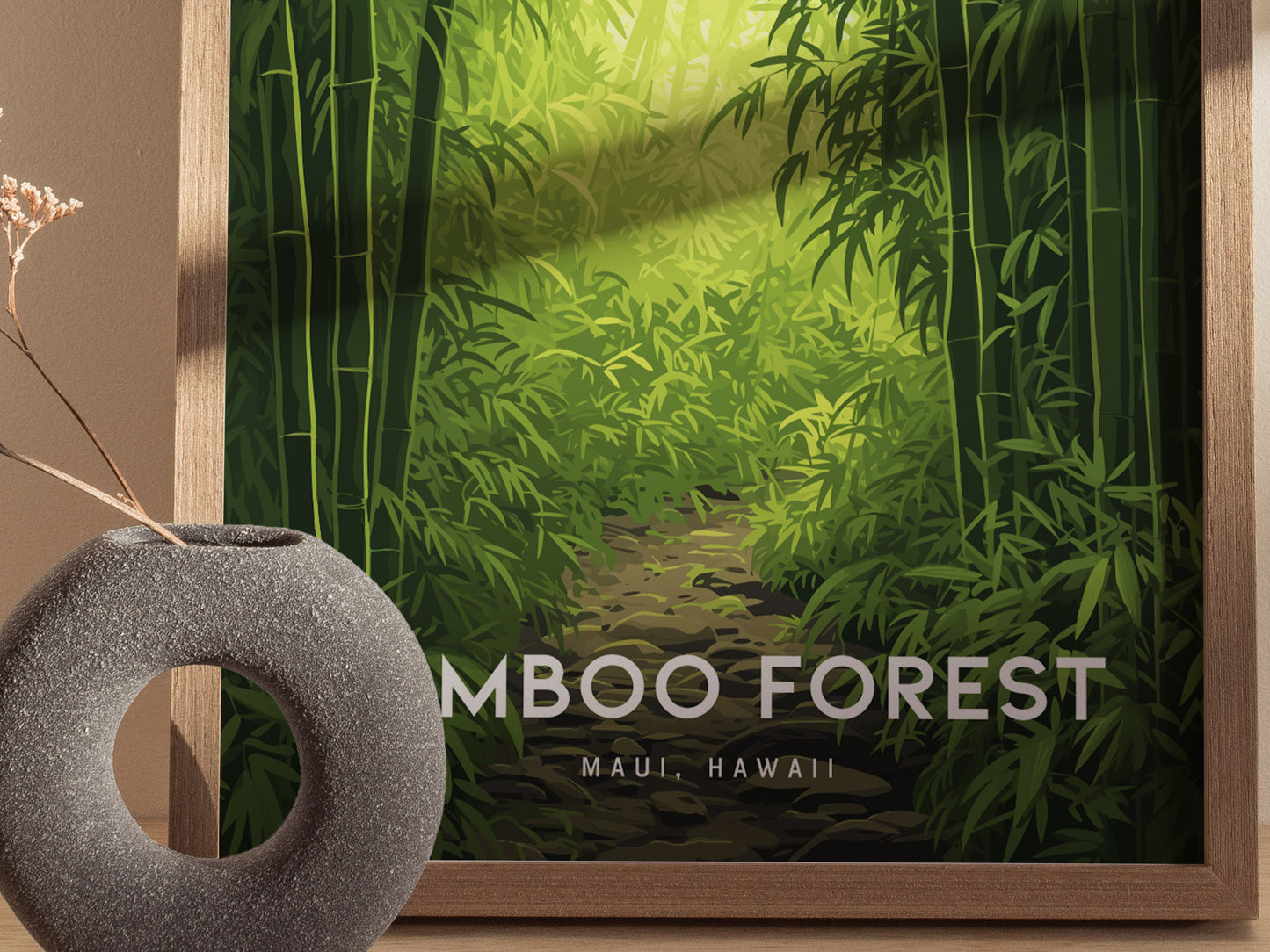 竹林、マウイ島、ハワイ