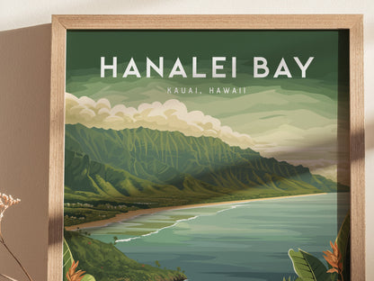 ハワイ、カウアイ島、ハナレイ湾