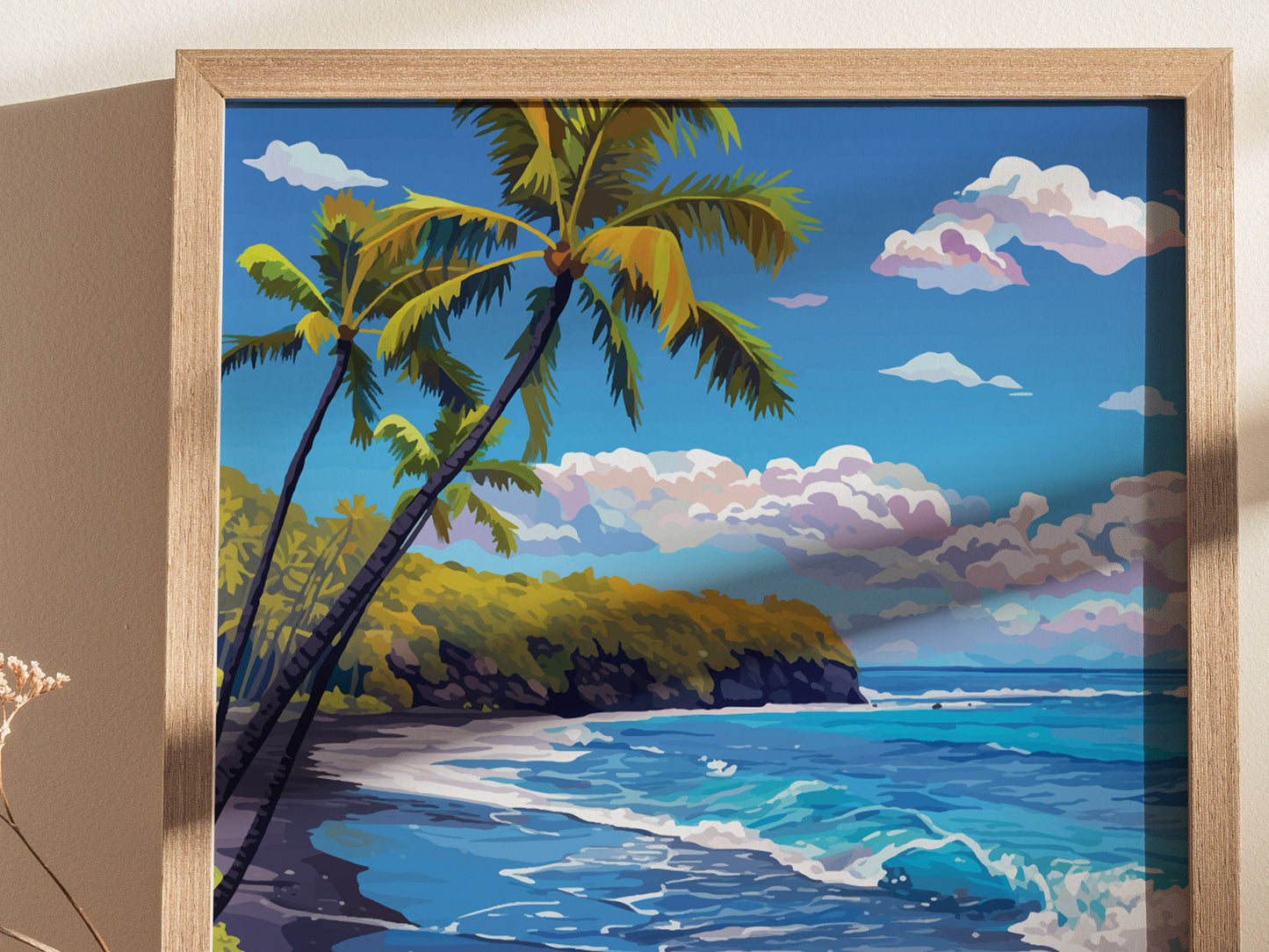 プナルウ ビーチ、ハワイ島