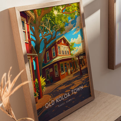 オールド・コロア・タウン、カウアイ島、ハワイ