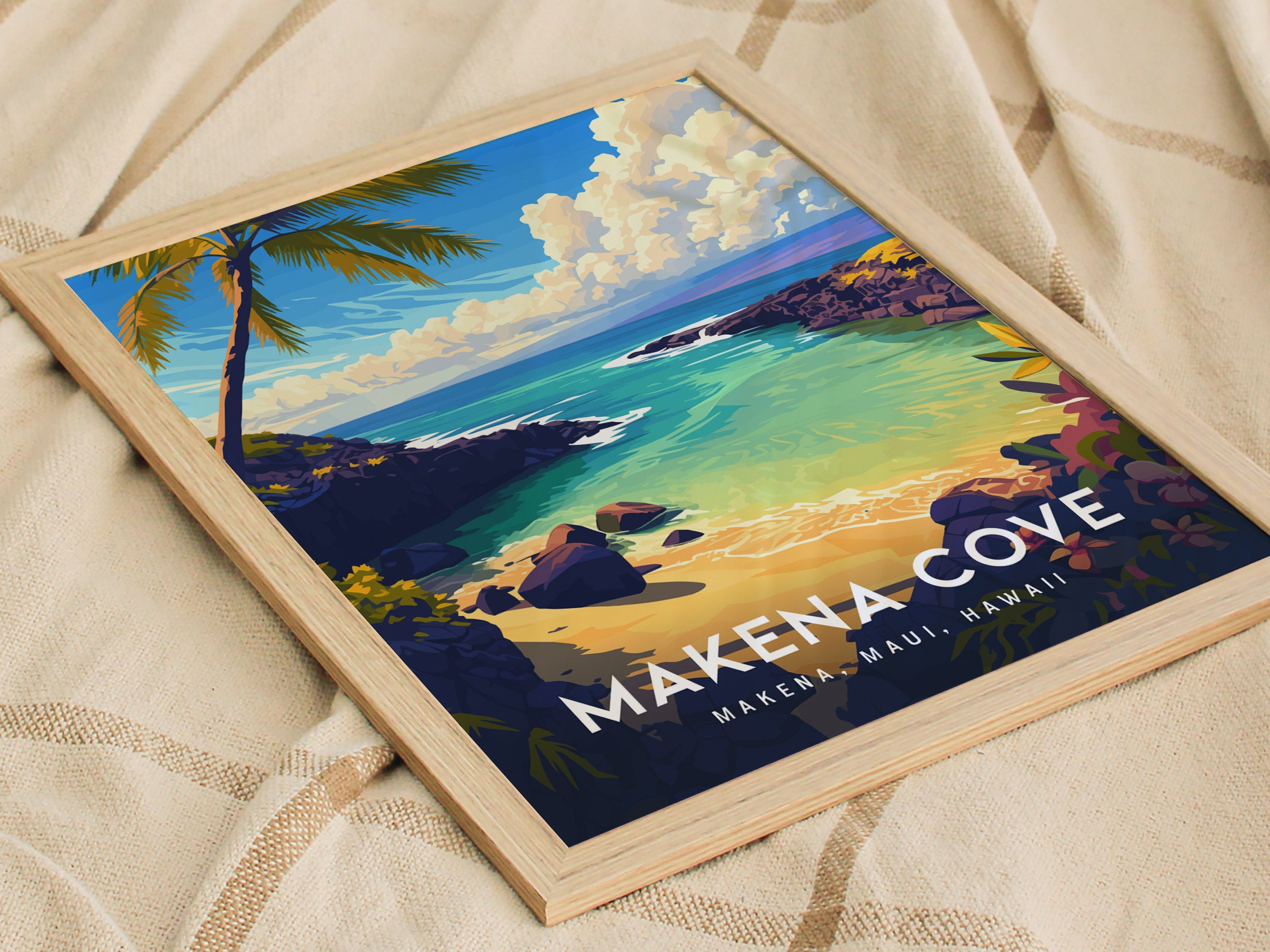 ハワイマウイ島　フレームアート マケナコーブ、マウイ島、ハワイ – Martin & MacArthur