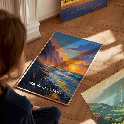 ハワイ、カウアイ島、ナ・パリ・コースト