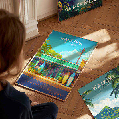 ハワイ、オアフ島、ハレイワ